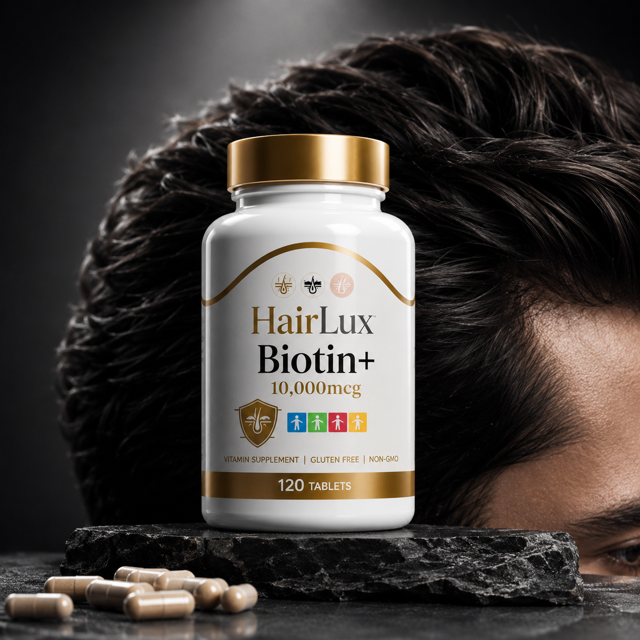 Kit Crescimento Extremo™ Biotina 10.000mcg (70% OFF)