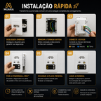PowerWall Pro™  4 em 1 – Tomada Inteligente com Carregamento Rápido