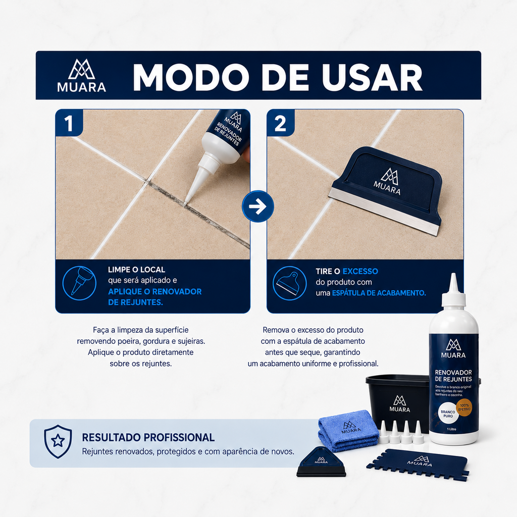 RejunteMax™ - Renovador Profissional de Rejuntes