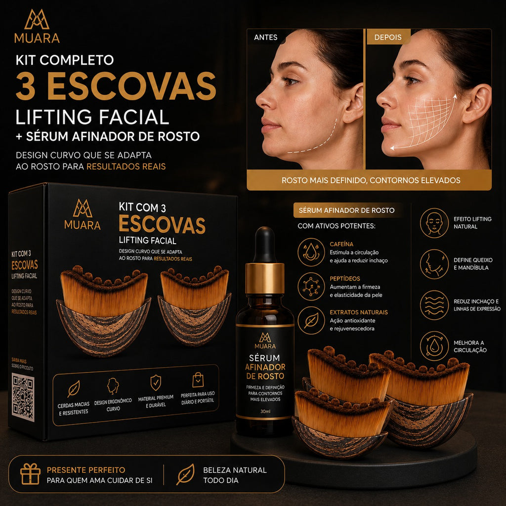 VShape Lift™ Escova Lifting Facial para Definição do Rosto