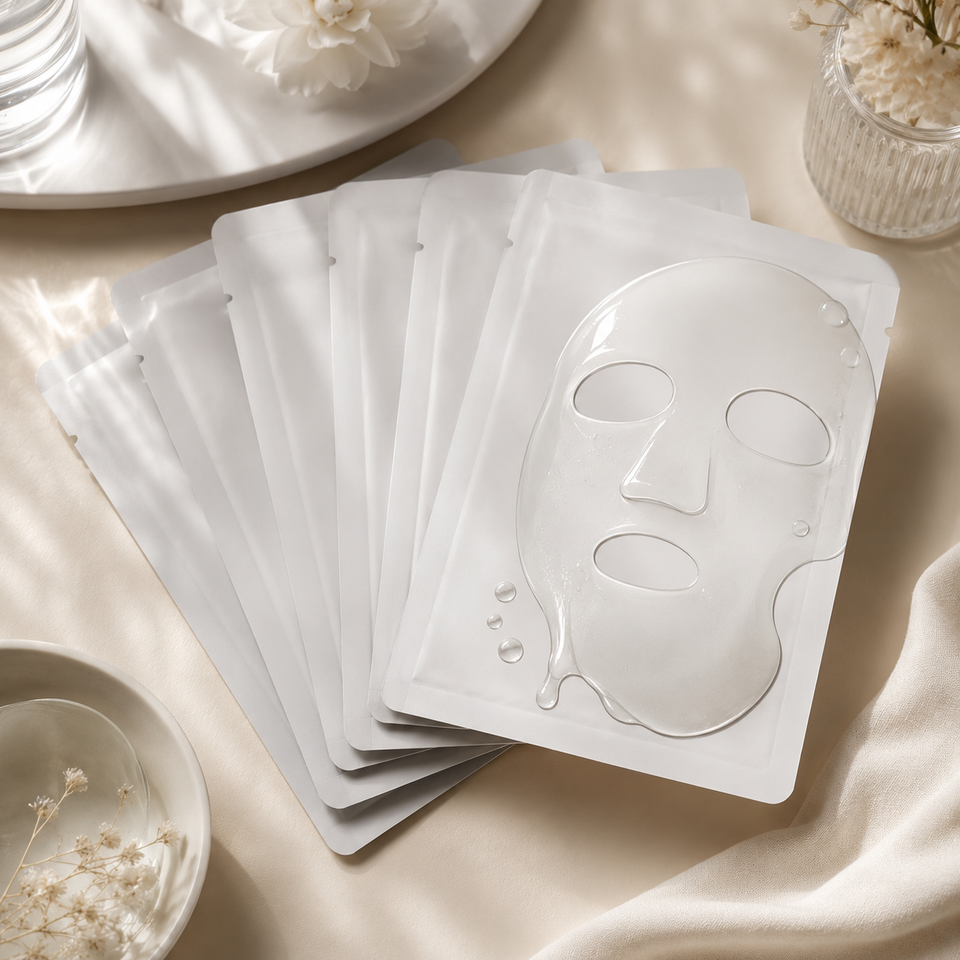 Kit com 20 Máscaras Faciais Super Hidratantes