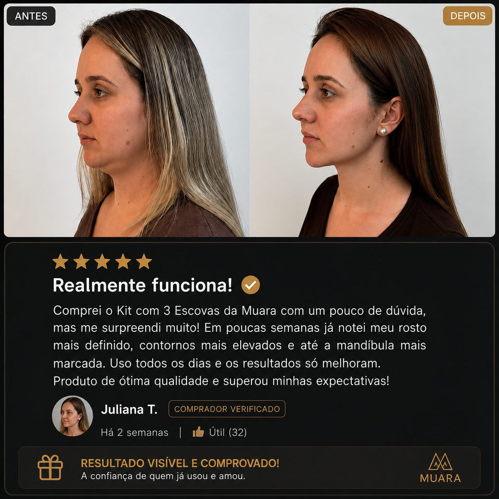 VShape Lift™ Escova Lifting Facial para Definição do Rosto