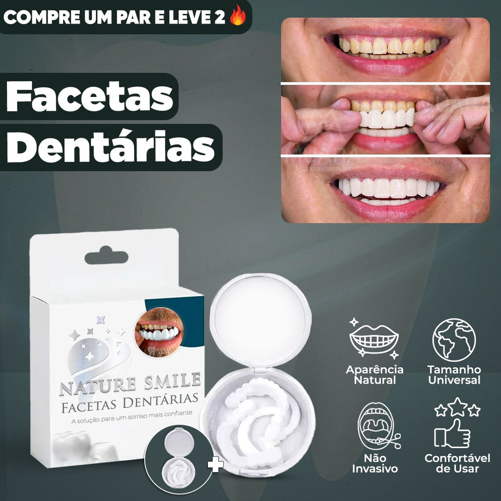Facetas Dentárias Removíveis Naturais ®Nature Smile