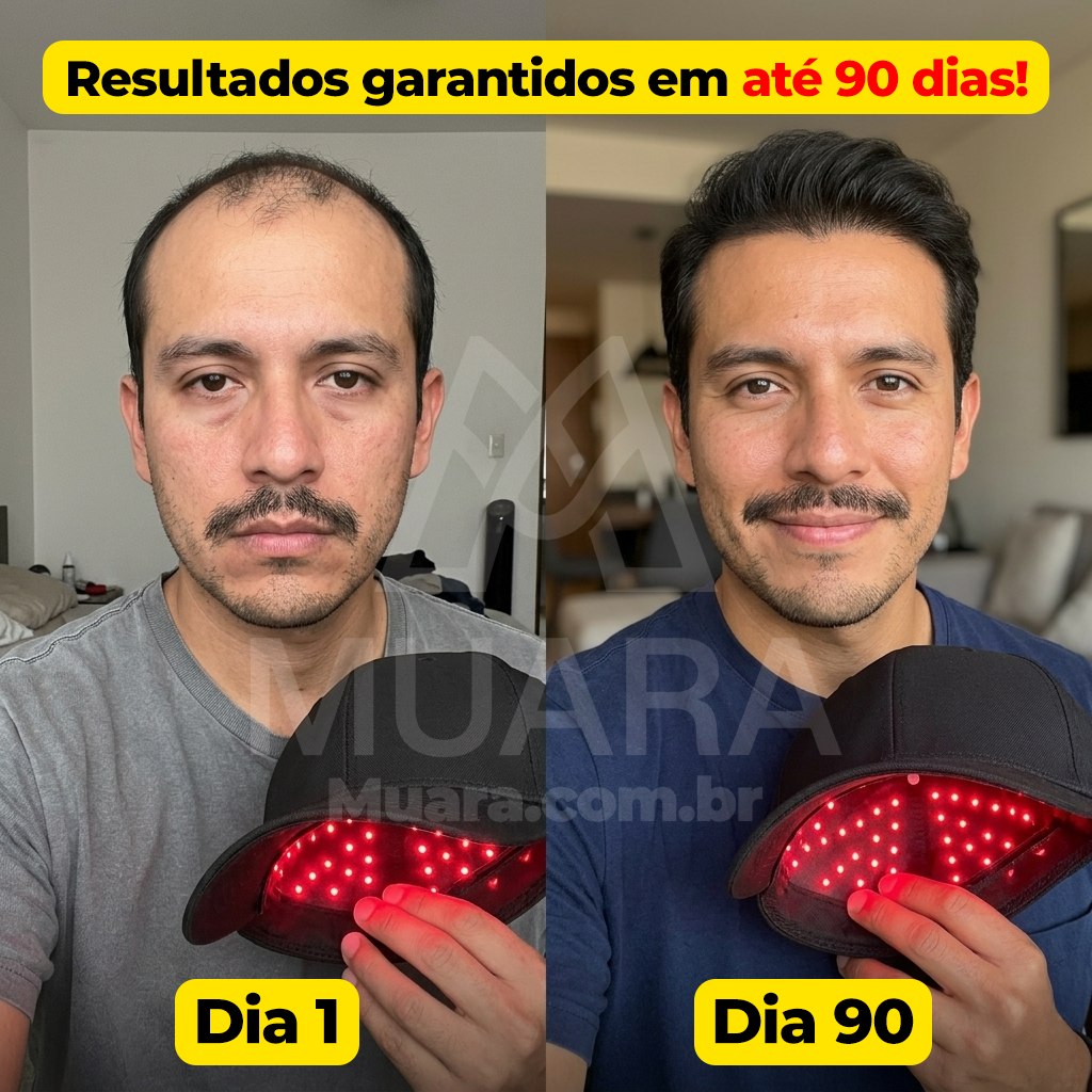 HairLux™ Pro - Tecnologia LED para Crescimento Capilar