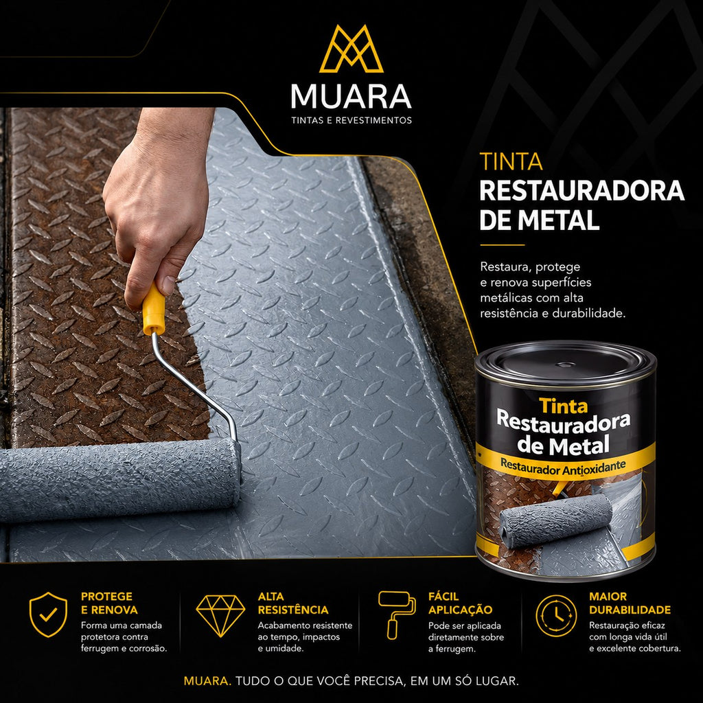 Tinta Muara™ Restauradora de Metal