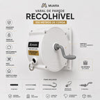 SpaceFlow™ Varal Retrátil Inteligente