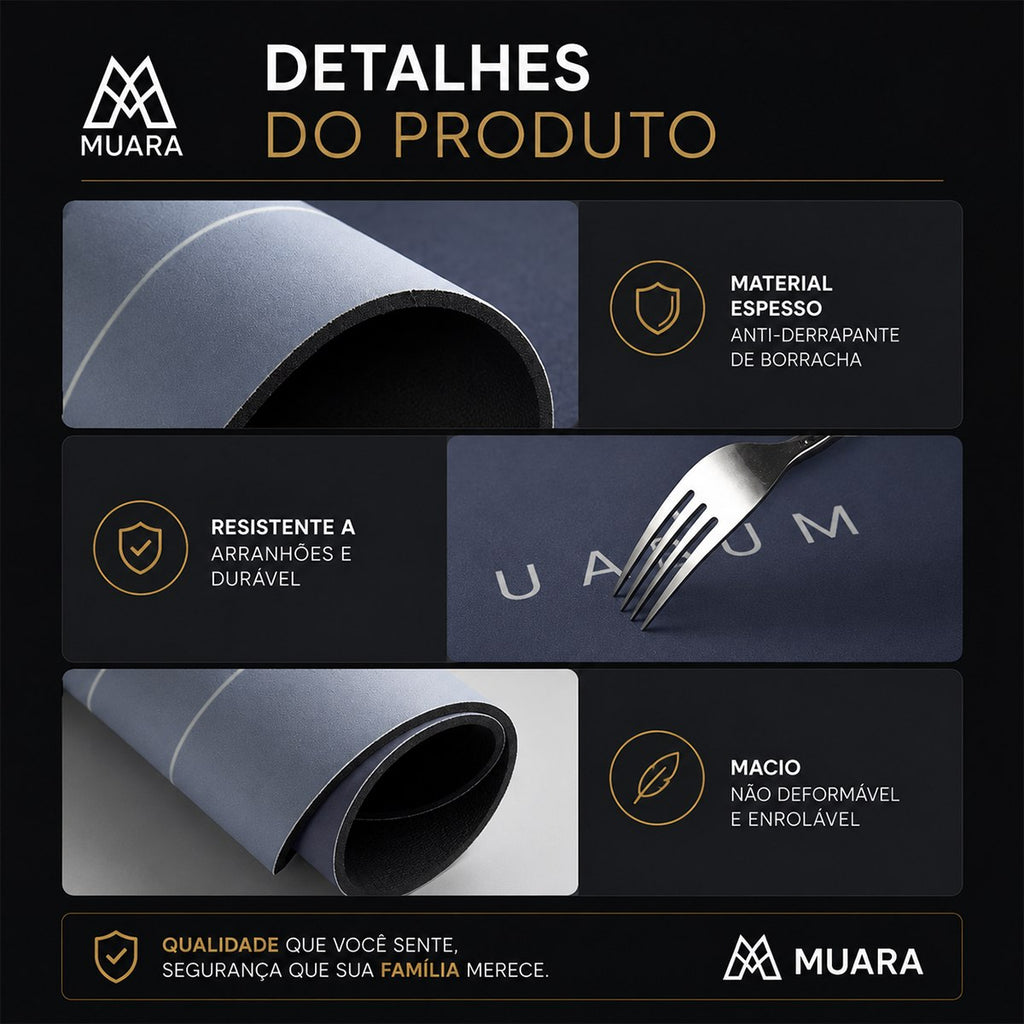 Muara DryLux™ Pro Tapete Premium Antiderrapante de Secagem Instantânea