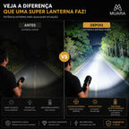 TitanFlash™ Pro 8X  Lanterna Tática de Alta Potência Recarregável