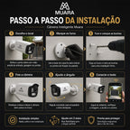 Guardian X Pro 4G - Super Câmera Inteligente Com Sirene Ativa