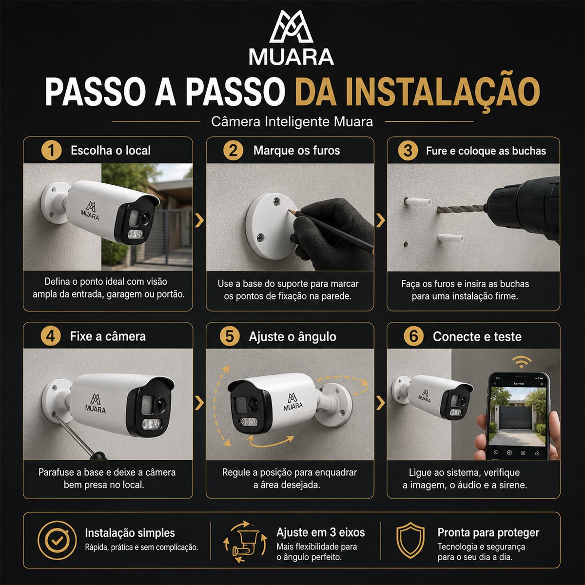Guardian X Pro 4G - Super Câmera Inteligente Com Sirene Ativa