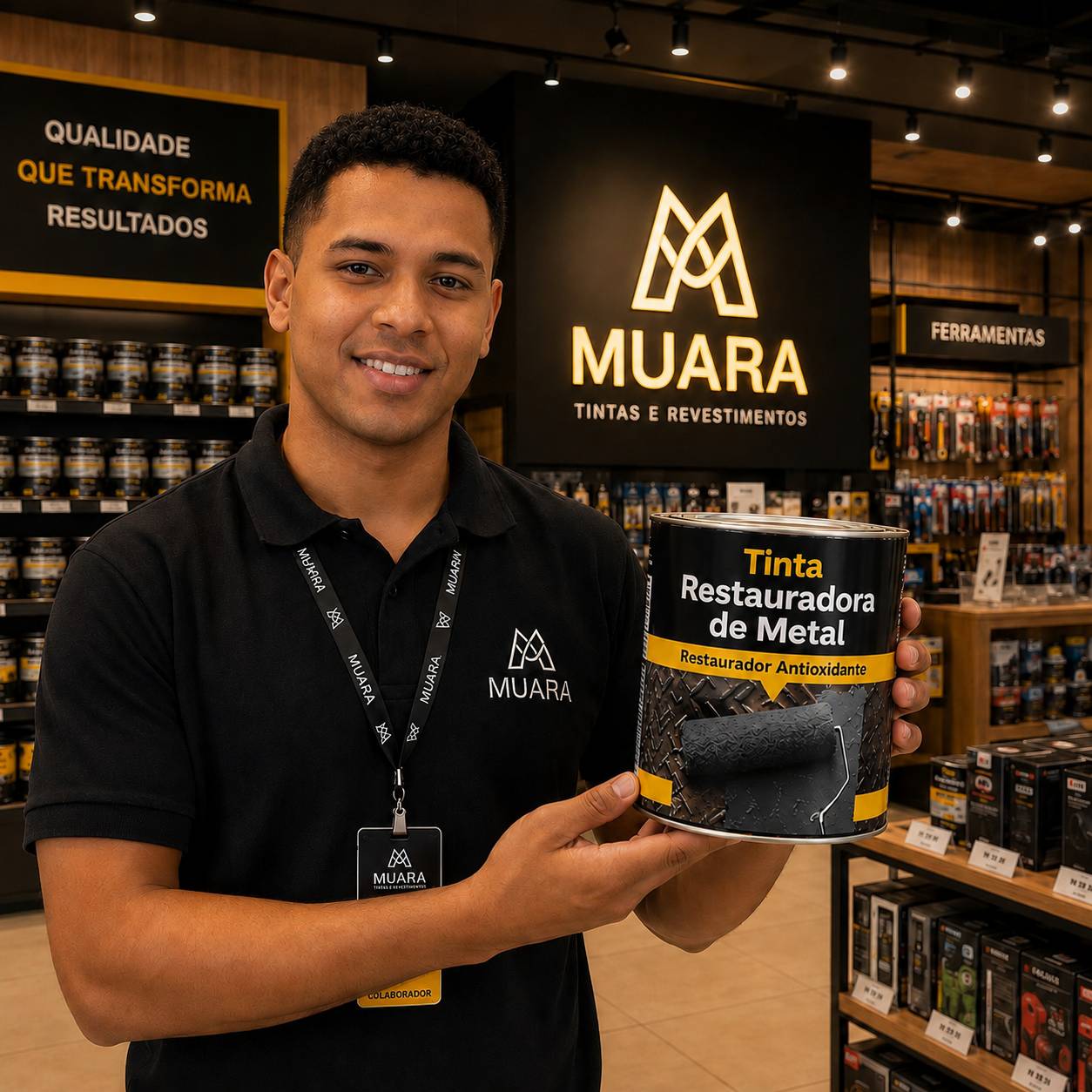 Tinta Muara™ Restauradora de Metal