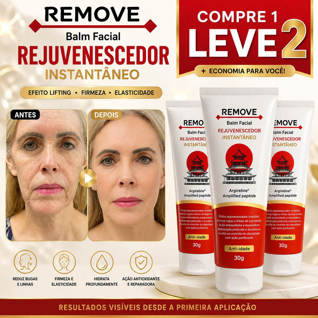 Remove Japan (REJUVELIFT) - Balm Facial Rejuvenescedor Instantâneo Japonês